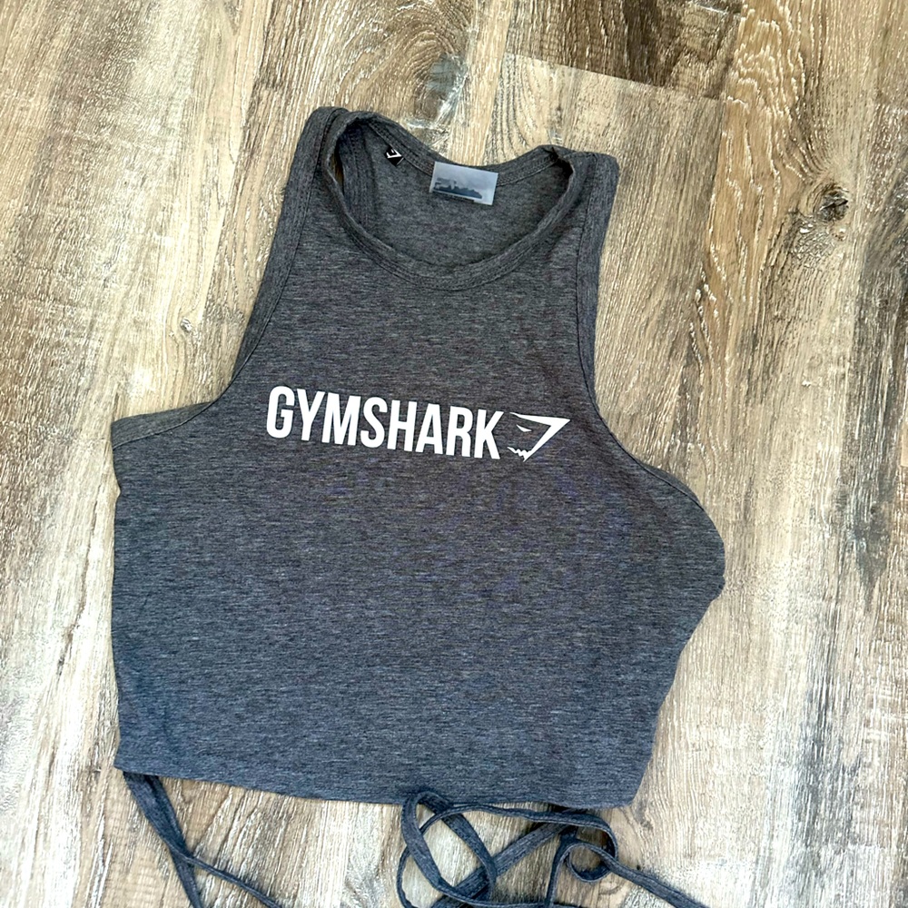 Gymshark crop top with tie